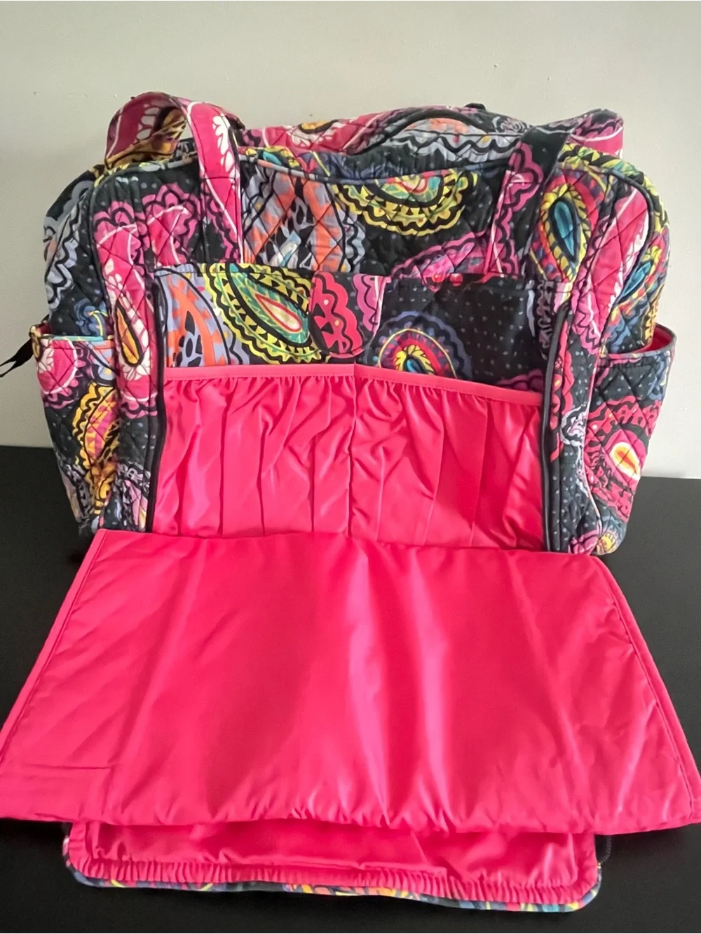 Vera Bradley Tote Bag Diaper Bag Twilight Paisley